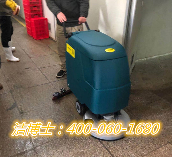 潔博士手推洗地機客戶(hù)案例-青島坤罡物業(yè)管理股份有限公司